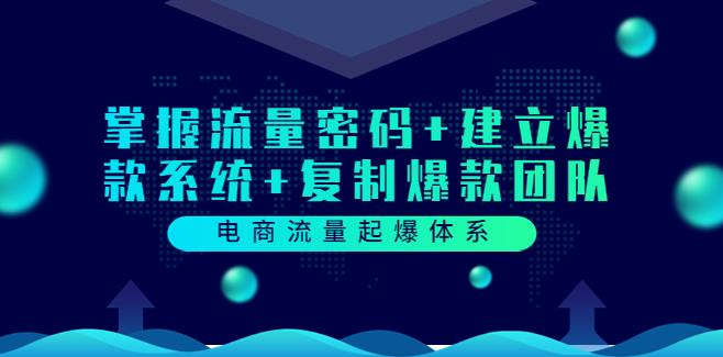 流量增长运营:掌握流量密码+建立爆款系统+复制爆款团队(价值599) 流量增长运营:掌握流量密码+建立爆款系统+复制爆款团队(价值599)